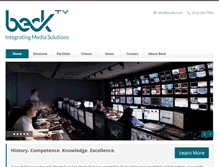 Tablet Screenshot of becktv.com
